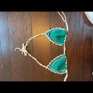 Crochet bikini top